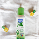 Swatch de Beautymoment : Bio Aloé Véra pointe de vanille, Monsavon