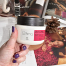 Swatch de It's Blossom Tea : Masque Rénovateur Cheveux très abîmés Lumina, Natura Brasil