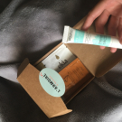 Swatch de Lorange : Eye Love Soin Contour des Yeux Bio, OOlution