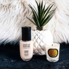 Swatch de Flora.Haanh : Water blend, Make Up For Ever