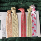 Swatch de Catarina : Élastique fantaisie rose, Gifi