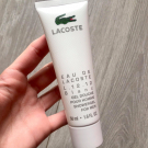 Swatch de VeroToulouse : Gel douche Eau de Lacoste Blanc, Lacoste