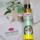 Swatch de @rebellecherie : Huile démaquillante, Emma Noël