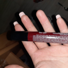 Swatch de Cindcoe : Liquid Suede Rouge à Lèvres Crème, NYX