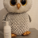 Swatch de cecilenaim : Pschitt Magique Nouvelle Peau - Micropeeling visage sans grain, Garancia