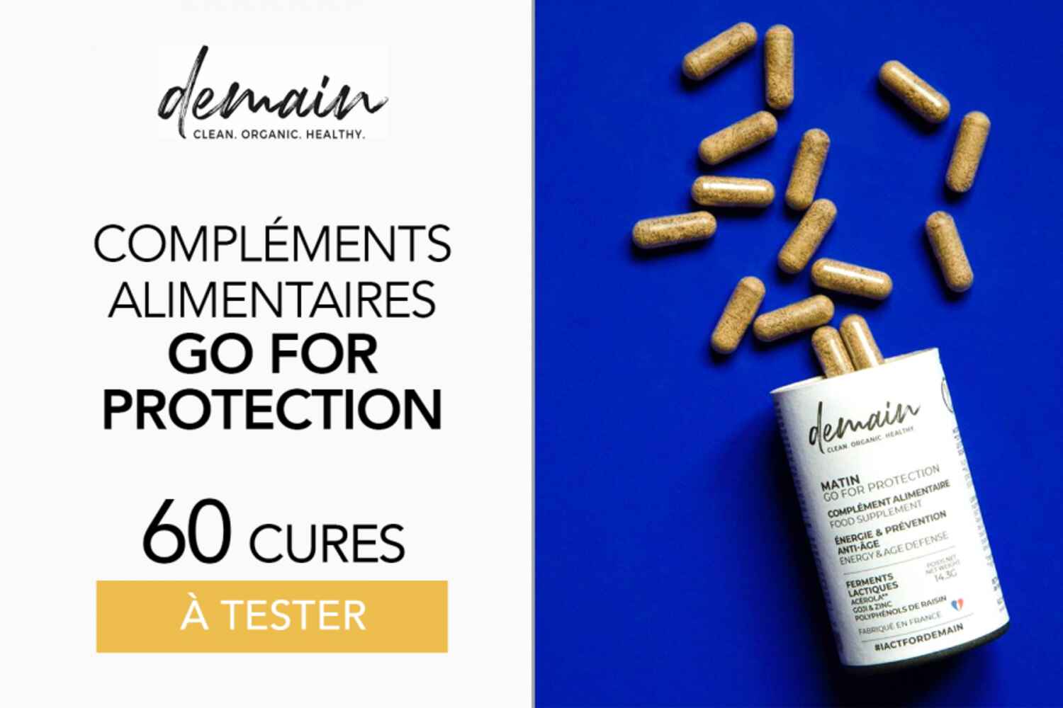 DEMAIN MATIN GO FOR PROTECTION, DEMAIN BEAUTY - Infos et avis