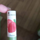 Swatch de manond08 : Baume a lèvre à la fraise, Yves Rocher