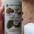 Swatch de manond08 : Lait Corps Sensuel Noix de Coco, Yves Rocher
