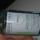 Swatch de Lolo.chr : Sébium H20 solution micellaire nettoyante purifiante, Bioderma