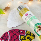 Swatch de Natieak : Huile démaquillante, Emma Noël