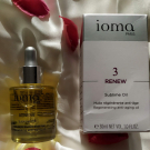 Swatch de Chris_beauty29 : Sublim oil huile régénérante anti-âge, IOMA PARIS