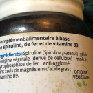 Swatch de Catarina : Spiruline, Laboratoires Vitarmonyl