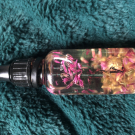 Swatch de Catarina : Huile visage roucou jojoba, Prescription Lab