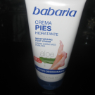 Swatch de roxy1974 : Crème hydratante pour les pieds à l'aloe vera, Babaria