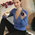 Swatch de @nouvellevie_anso : Baume Miel Nettoyant Démaquillant, Condensé Paris