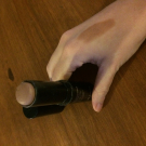 Swatch de bertille75 : Sculpting Touch Creamy Stick Contour 201 Chocolate, Kiko