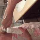 Swatch de chenets : Laits corps Fruit de la Passion - BioLove, Druide