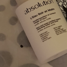 Swatch de lilou381 : L'Eau Soir et Matin, Absolution