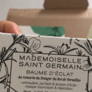 Swatch de testbyfl : Baume d'éclat au romarin du Potager du Roi, Mademoiselle Saint Germain