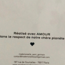 Swatch de testbyfl : Baume d'éclat au romarin du Potager du Roi, Mademoiselle Saint Germain