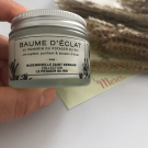 Swatch de testbyfl : Baume d'éclat au romarin du Potager du Roi, Mademoiselle Saint Germain
