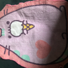 Swatch de Catarina : Lingettes démaquillantes chat avec une glace, Pusheen