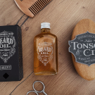 Swatch de albanh : Huile à barbe Orient, Tonsor & Cie