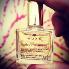 Swatch de andybeauty : Huile Prodigieuse - Huile Sèche multi-fonctions, Nuxe