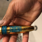 Swatch de Defac : Colossal big shot mascara waterproof, Maybelline New York