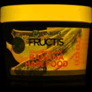 Swatch de shannon ezcudier : Fructis Hair Food Masque multi-usages à la banane, Garnier Fructis