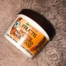 Swatch de Kimlmnd : Hair food macadamia Masque Lissant Garnier Fructis, Garnier