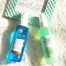 Swatch de Les bons plans de Noa : Facial spray with aloe cucumber and green tea, Mario Badescu