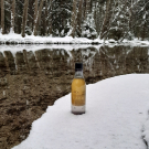 Swatch de Lorange : Huile douche triphasée Ekos Maracujá, Natura Brasil