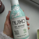 Swatch de JulieMuse : Gel Douche Bio Nijiko, MY Maquillage