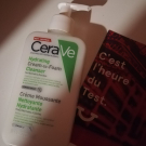 Swatch de jujupartenariat : CERAVE CREME LAVANTE HYDRATANTE PEAUX NORMALES A SECHES, CeraVe