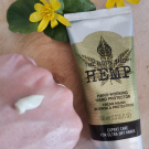 Swatch de lovemandarine : Crème Mains Chanvre, The Body Shop