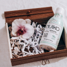 Swatch de Beautymoment : Gel Douche Bio Nijiko, MY Maquillage