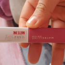 Swatch de Kridenelobna : Superstay Matte Ink, Maybelline New York