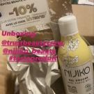 Swatch de Meganeb : Gel Douche Bio Nijiko, MY Maquillage