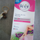 Swatch de zaz19 : Bandes de Cire Easy-Gel Peaux normales Corps et jambes, Veet
