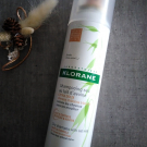 Swatch de zaz19 : Shampoing sec au lait d'avoine cheveux bruns, Klorane