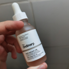 Swatch de Léonat : Lactic acid 5%  HA 2%, The ordinary