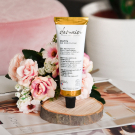 Swatch de It's Blossom Tea : GEL NETTOYANT EXFOLIANT GO FOR GLOW, DEMAIN BEAUTY