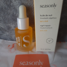 Swatch de Floralie1bis : Huile de nuit, Seasonly