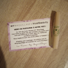 Swatch de Zazou30 : Mascara à l'Argan Bell Natural Beauty, MY Maquillage