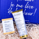 Swatch de WanderlustCéline : GEL NETTOYANT EXFOLIANT GO FOR GLOW, DEMAIN BEAUTY