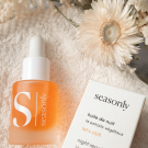 Swatch de Madebybeauties : Huile de nuit, Seasonly