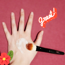 Swatch de Louboudas : Masque Algues et Argile Nacomi, MY Maquillage
