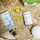 Swatch de beautyblondetest : GEL NETTOYANT EXFOLIANT GO FOR GLOW, DEMAIN BEAUTY