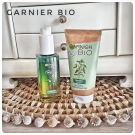 Swatch de les tests de celine : Gel-crème hydra-réparateur Garnier Bio au chanvre, Garnier